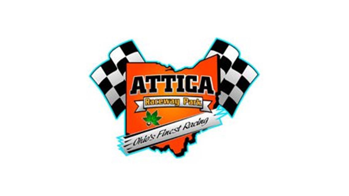 Brubaker Gets 1st Attica 410 Win of Year; Reed Takes Track Title