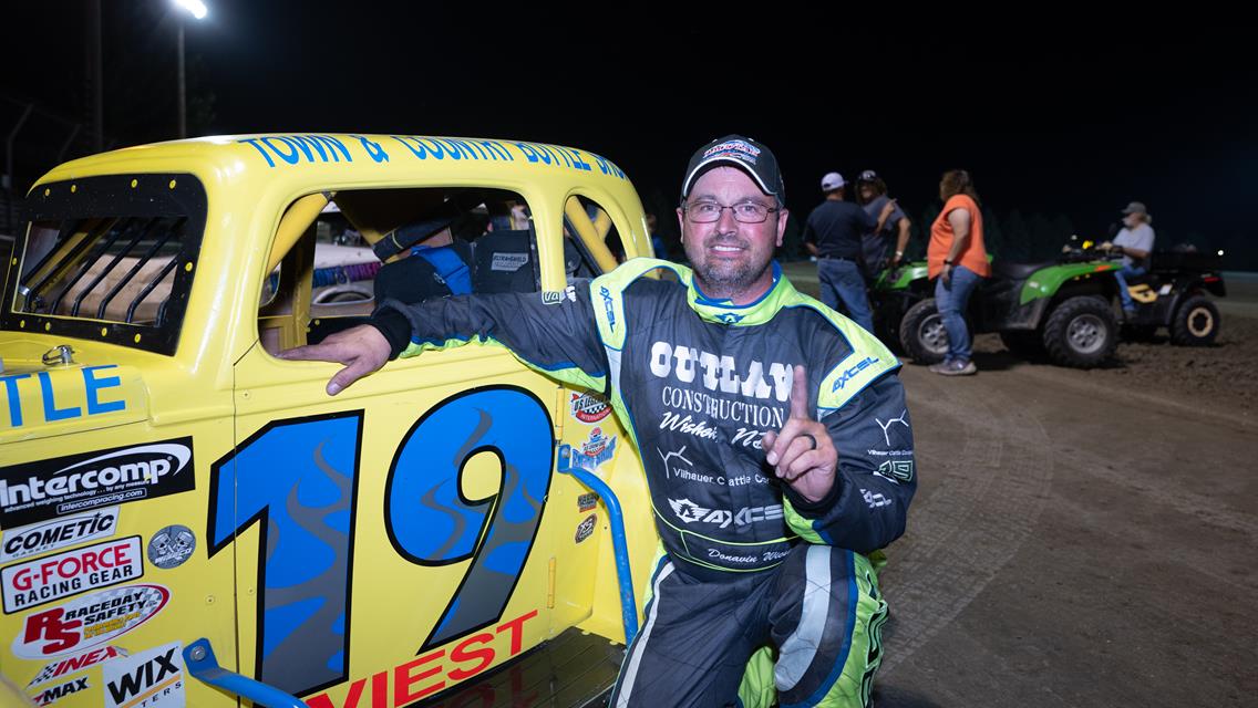 VICTORY FOR WIEST SOLIDIFIES 13TH TRACK CHAMPIONSHIP