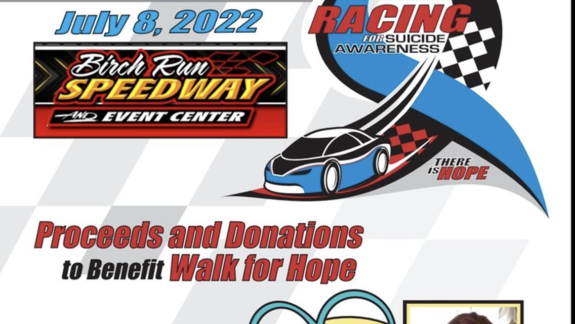 Amber Lucynski Memorial Race for Suicide Awareness comes to Birch Run Speedway in 2022