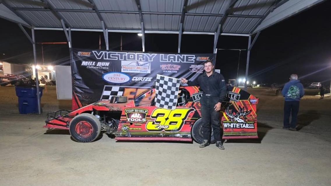Nathan Hill topped the Econo Mods at Eriez Speedway on Sunday, August 3.