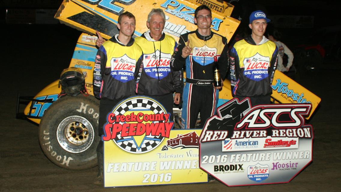 Blake Hahn Triumphs With ASCS Red River at Creek County Speedway
