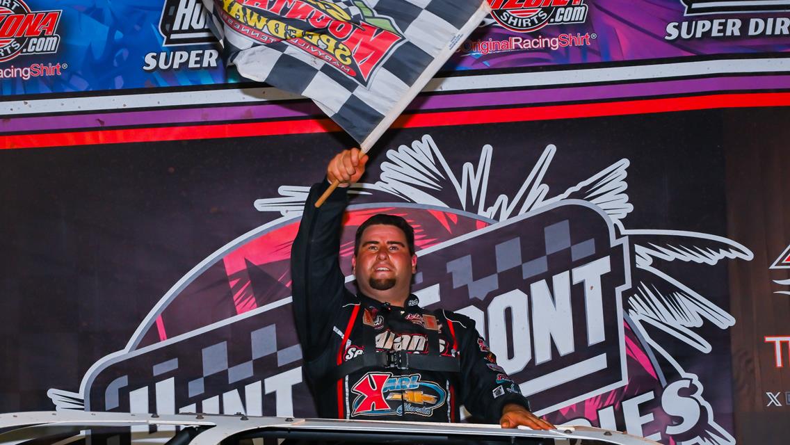 Ryan Gustin cashes $15,000 payday with Hunt the Front Super Dirt Series in first series start