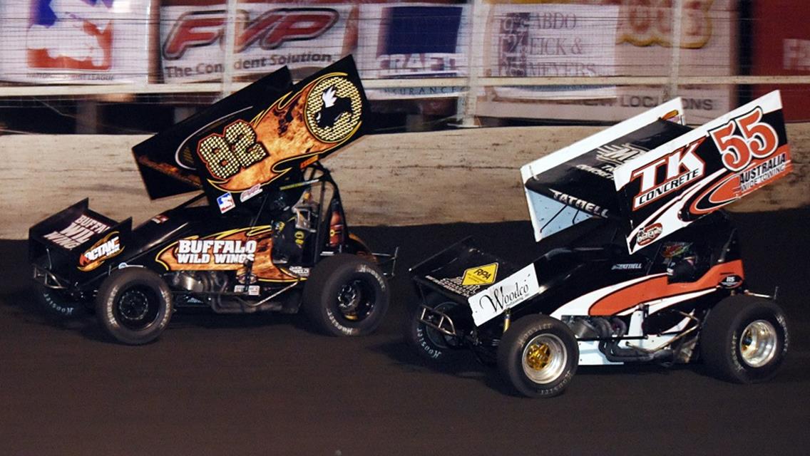 Brooke Tatnell (55) and Dusty Zomer (82) at Huset&#39;s (Jeff Bylsma Photo)