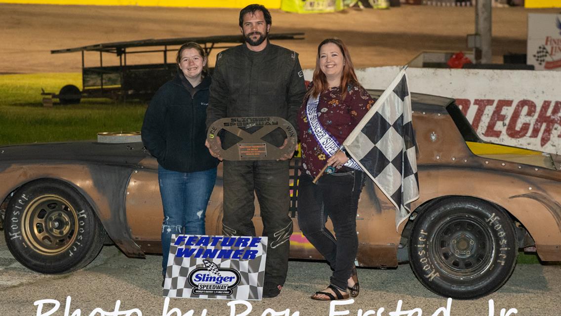 MONDEIK GETS FIRST SLINGER WIN IN MEMORIAL DAY WEEKEND