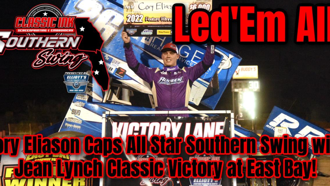 Cory Eliason caps All Star Southern Swing with Jean Lynch Classic Victory at East Bay