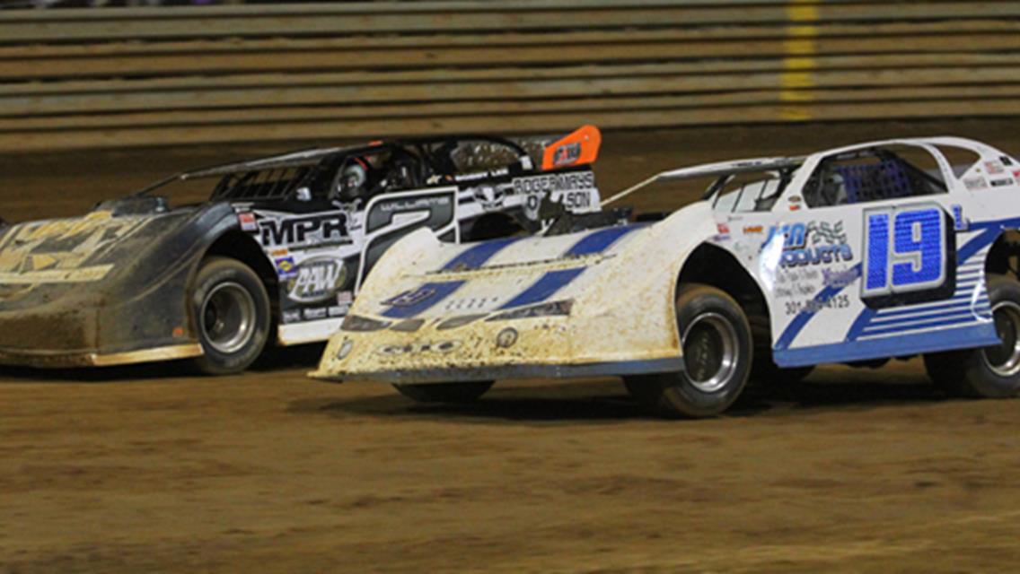 Justin Williams gets ninth Late Model win the hard way; Bare, Marshall, Adkins and Childress also pick up wins