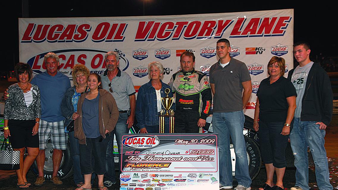 Jimmy Owens Wins Ralph Latham Memorial at Florence Speedway for the Second Year in a Row