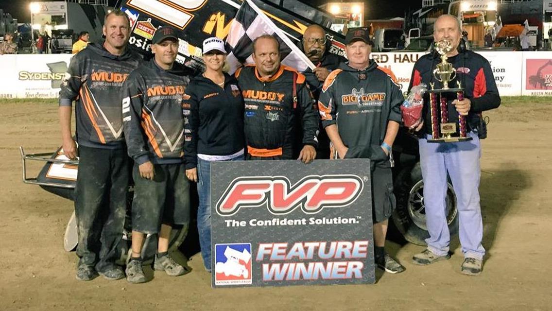 Danny Lasoski Motors to Moberly Win with FVP National Sprint League!
