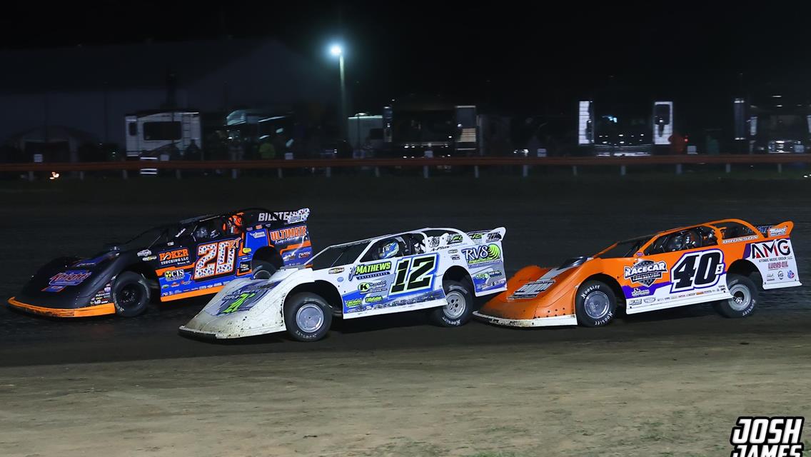 Farmer City Raceway (Farmer City, IL) – World of Outlaws Late Model Series – Illini 100 – April 11th-12th, 2025. (Josh James Artwork)