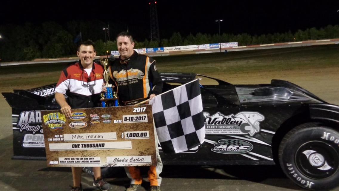 MIKE FRANKLIN MAKES 4 HOUR TOW PAY OFF IN RUSH CRATE LATE MODELS