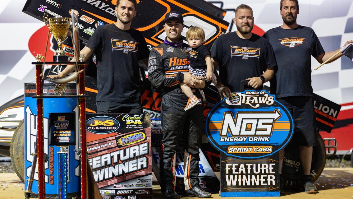 Gravel Guides Big Game Motorsports to 100th Career World of Outlaws Win