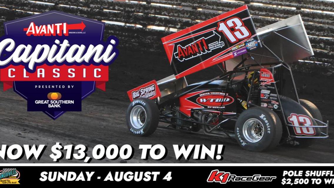 Capitani Classic Now Paying $13,000 to Win!