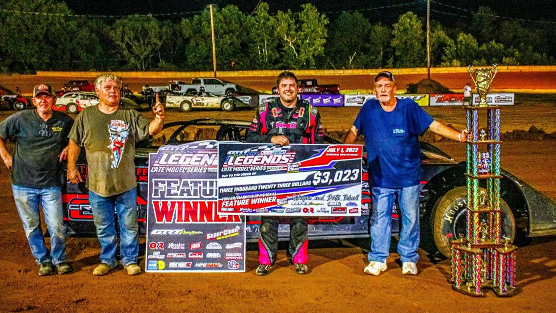 Crocker Wins Fowler/Blankenship Memorial GRT Legends Event at Centerville