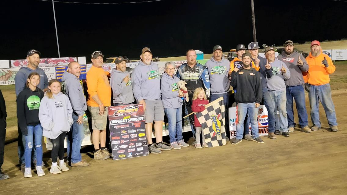 JEREMY WONDERLING WINS $4350 “DARWIN DAVIS MEMORIAL” IN HOVIS RUSH LATE MODEL FLYNN’S TIRE TOUR RETURN TO WOODHULL AFTER 9 YEARS