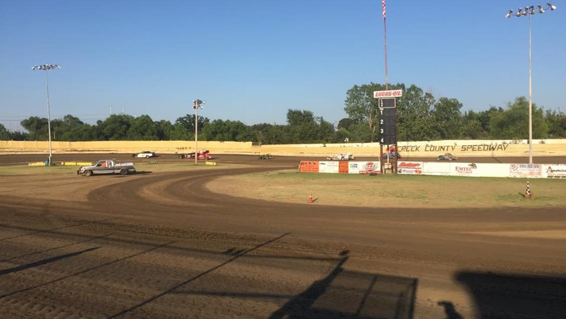 Live Race Day - August 15 at Creek County Speedway