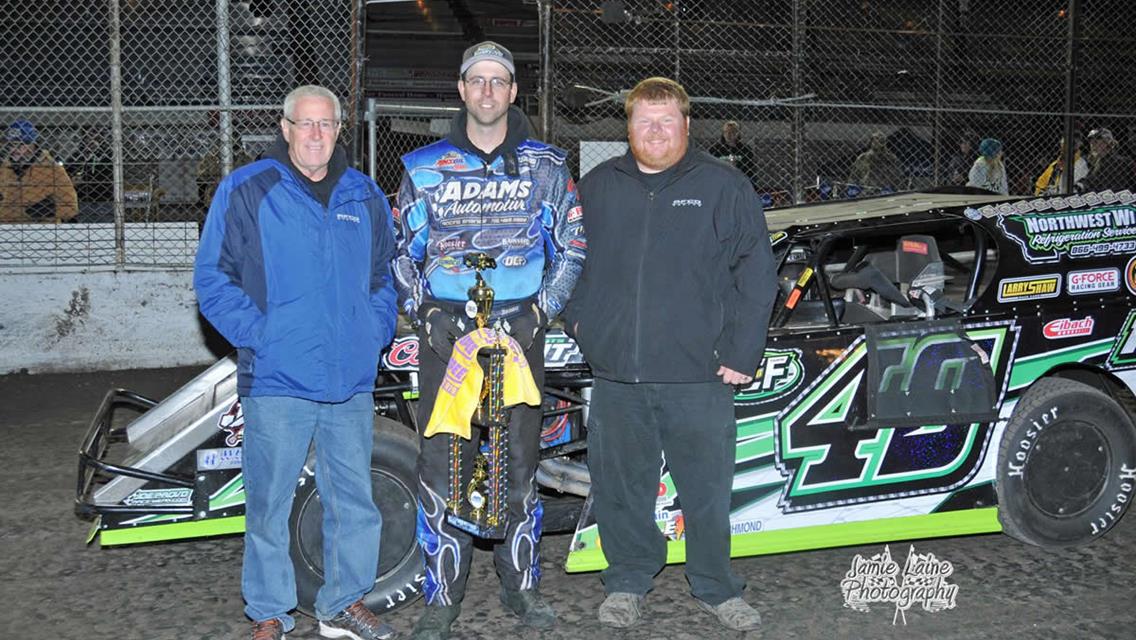 Buzzy Adams Wins 9th Career WISSOTA 100 Championship