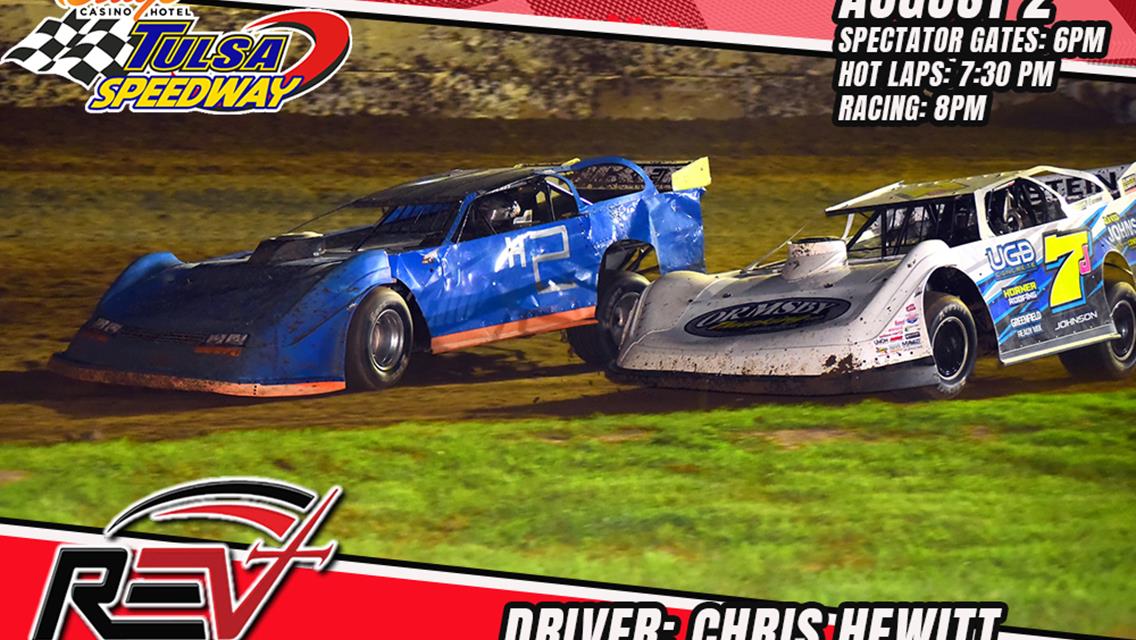 Chris Hewitt returns to Tulsa Speedway after more than a year with Revival Dirt Late Model Series