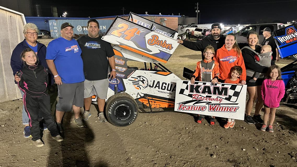 Linner, Potter, Kalkwarf, and Friesen Land KAM Raceway Wins on Friday!
