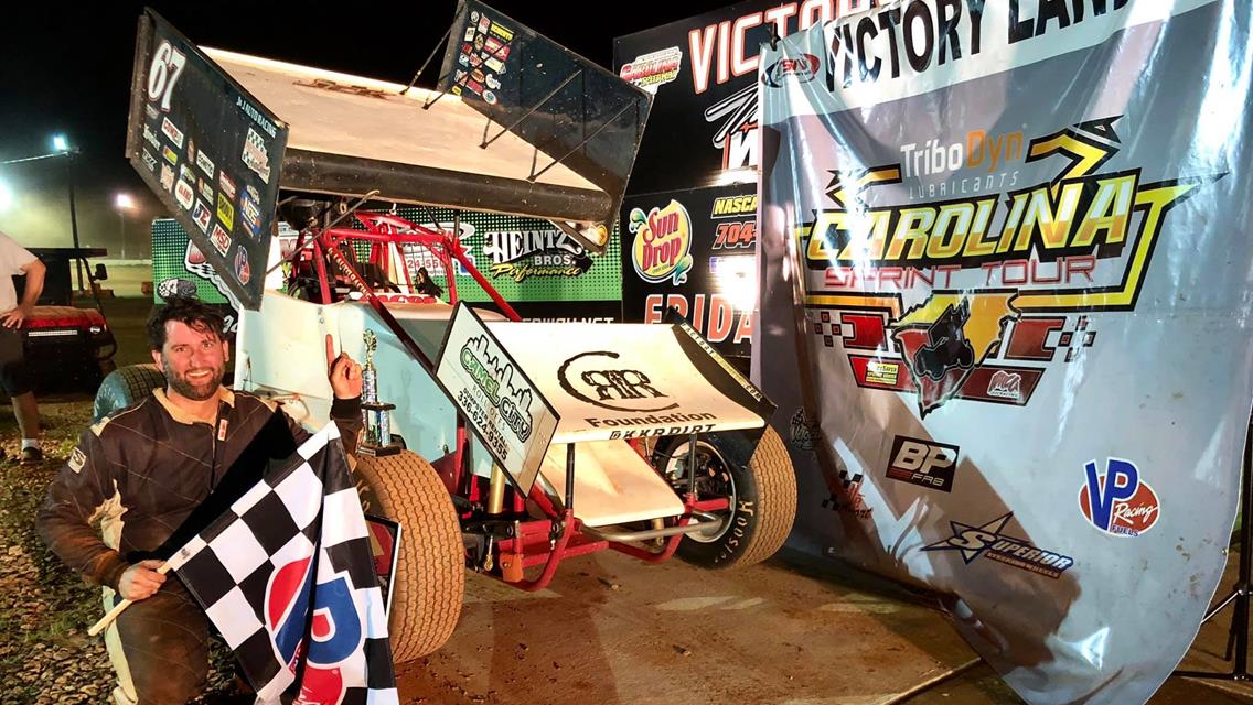 Jake McLain Scores TriboDyn Lubricants Carolina Sprint Tour Triumph at Carolina Speedway