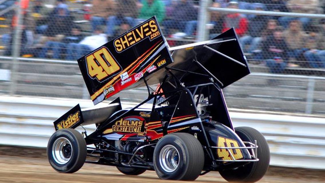 Helms Uses Late Move in Heat Race to Lock into World of Outlaws Feature at Eldora