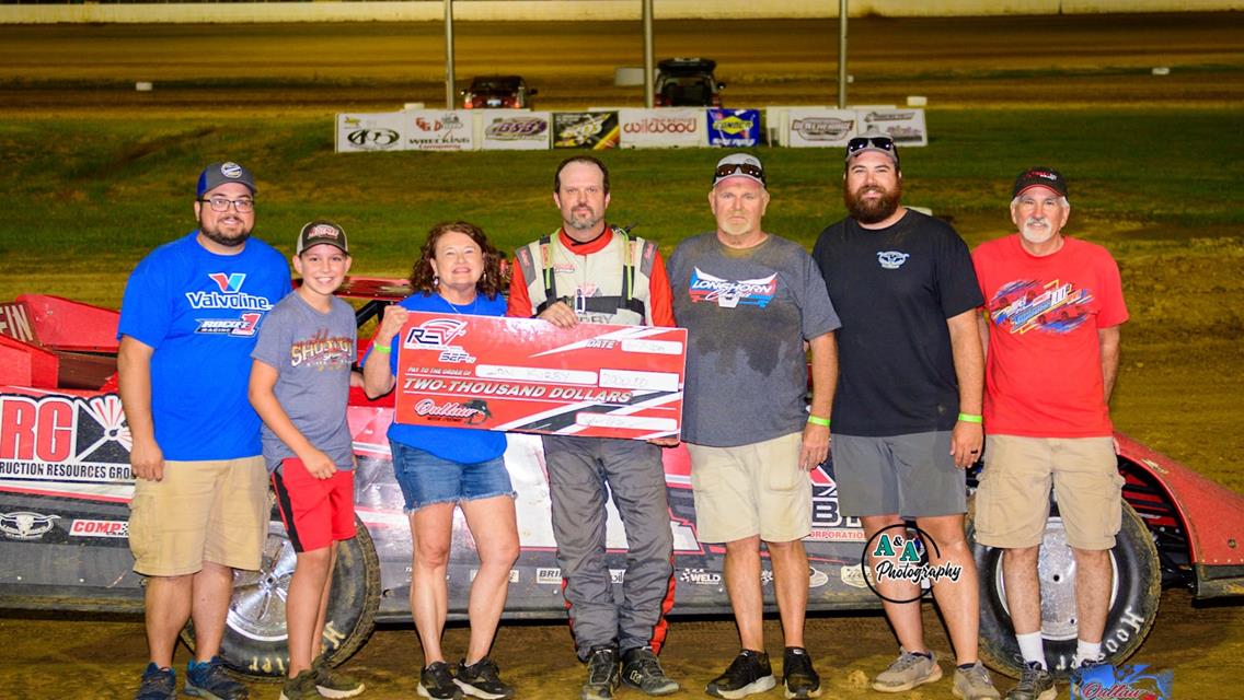 Jon Kirby Claims Inaugural Victory with Revival Dirt Late Model Series at Outlaw Motor Speedway