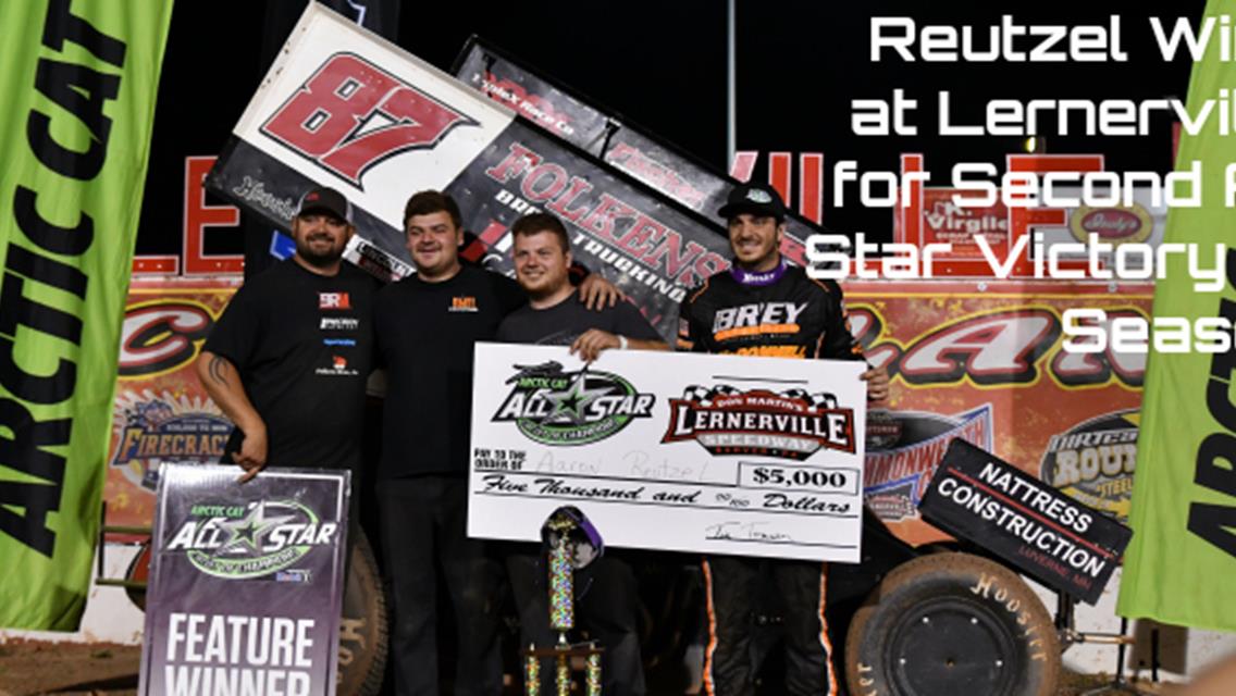 Aaron Reutzel wins at Lernerville for second All Star victory of 2018