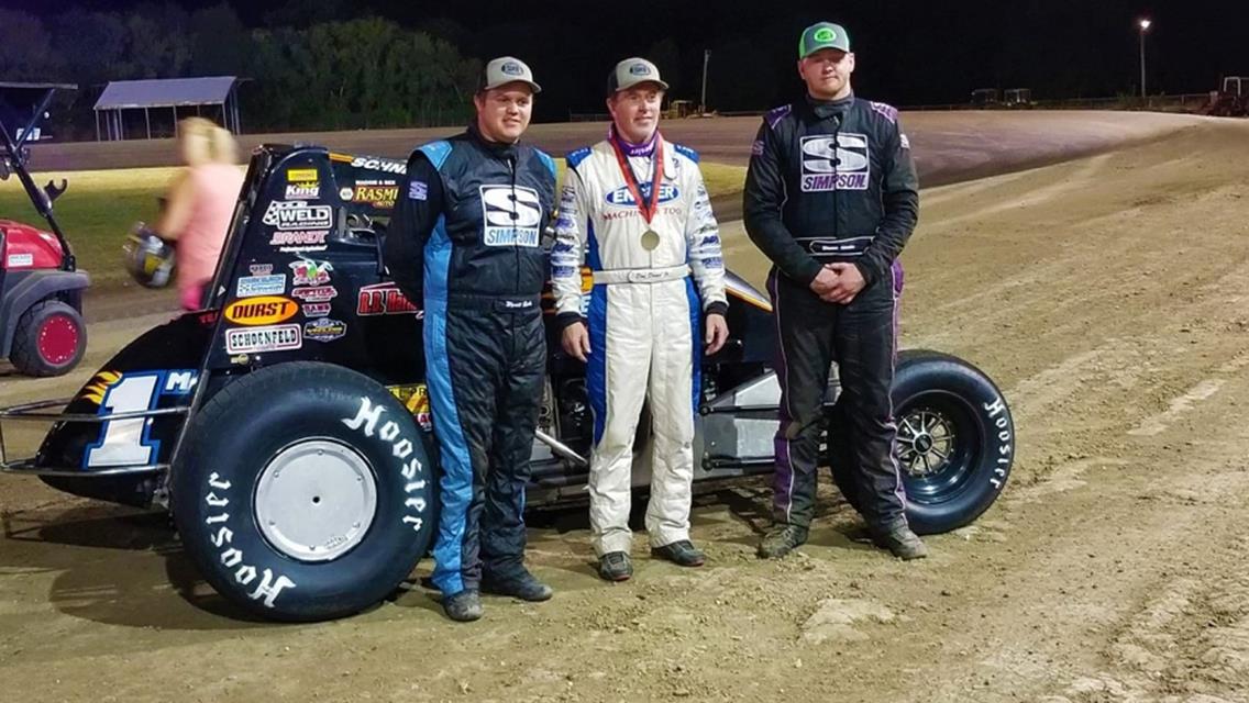 Droud takes USAC Midwest Wingless Racing Association finale at Bethany