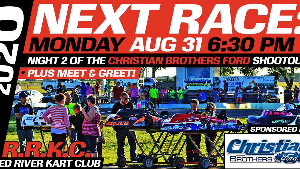 Monday, August 31 – Night 2 Of The 2020 Christian Brothers Ford Shootout | Meet &amp; Greet