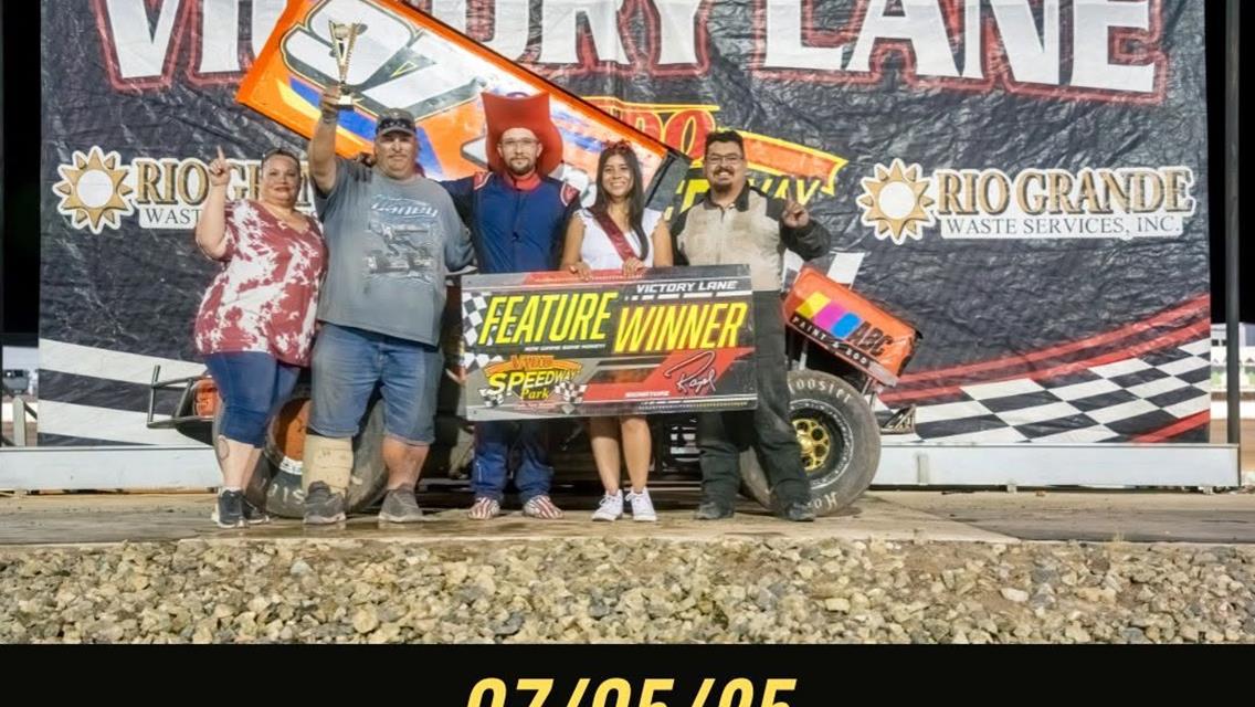 Derek DeMartino Wins with POWRi White Sands Federal Credit Union Vado 305 Sprints