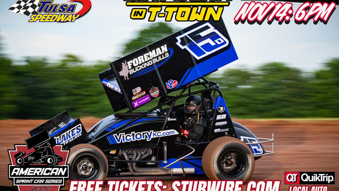 Andrew Deal will appear at the Dirt Down in T-Town for the American Sprint Car Series