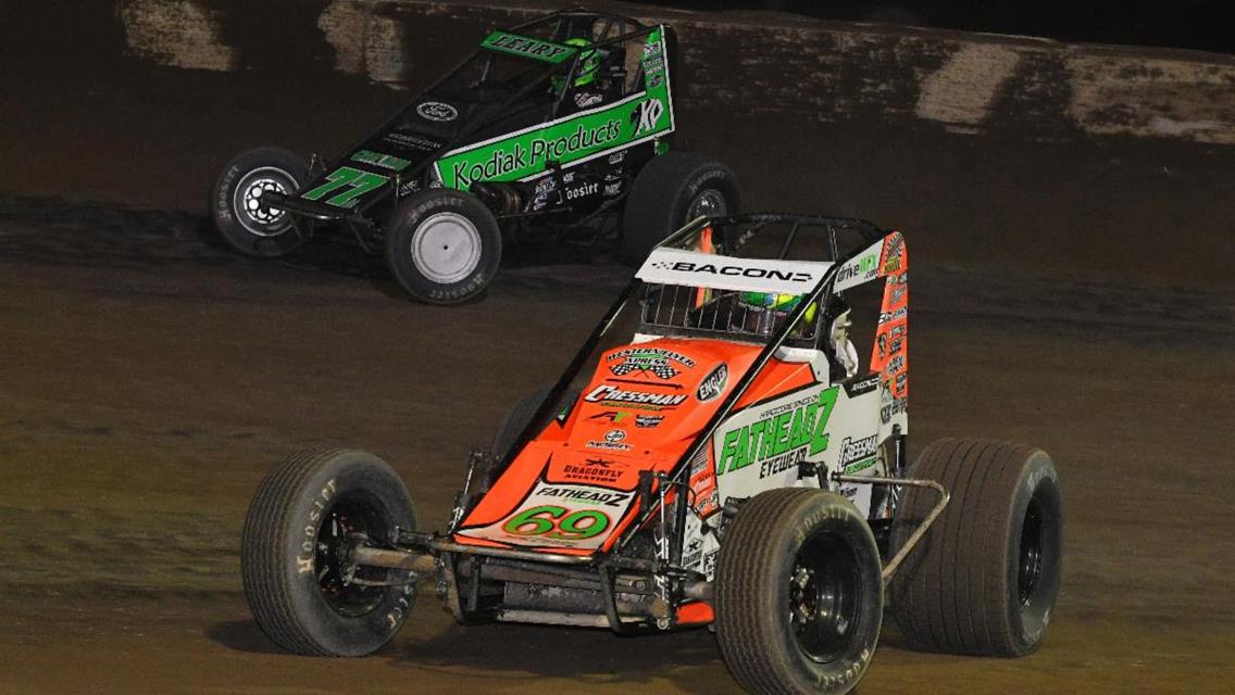 Leary Moves Up to Collect Circle City&#39;s USAC Indiana Sprint Week Debut
