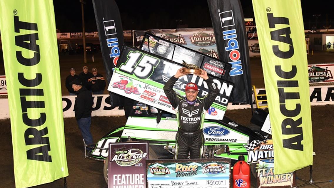 Donny Schatz goes two-for-two with the All Stars at Volusia Speedway Park