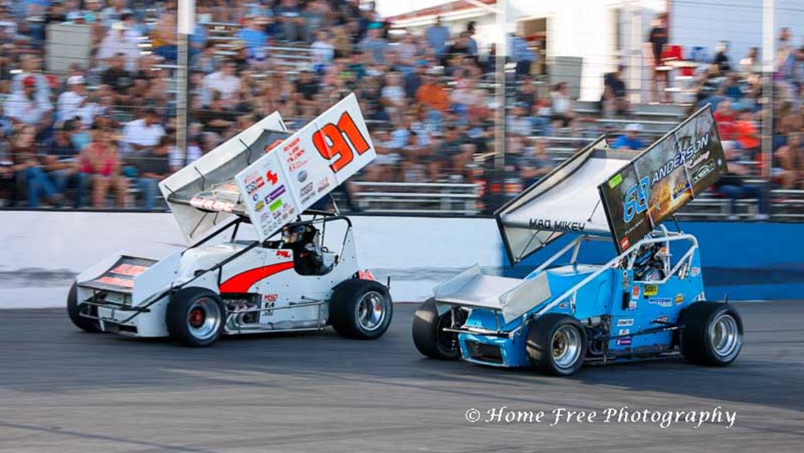 Warf Thunders to Winged Sprint Car Win