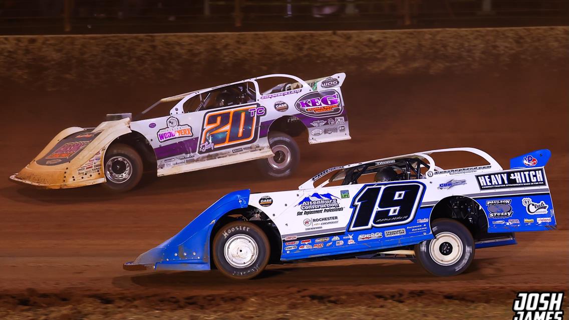 The Dirt Track at Charlotte (Concord, N.C.) – World of Outlaws Case Late Model Series – World Finals – November 6th-9th, 2024. (Josh James Artwork)