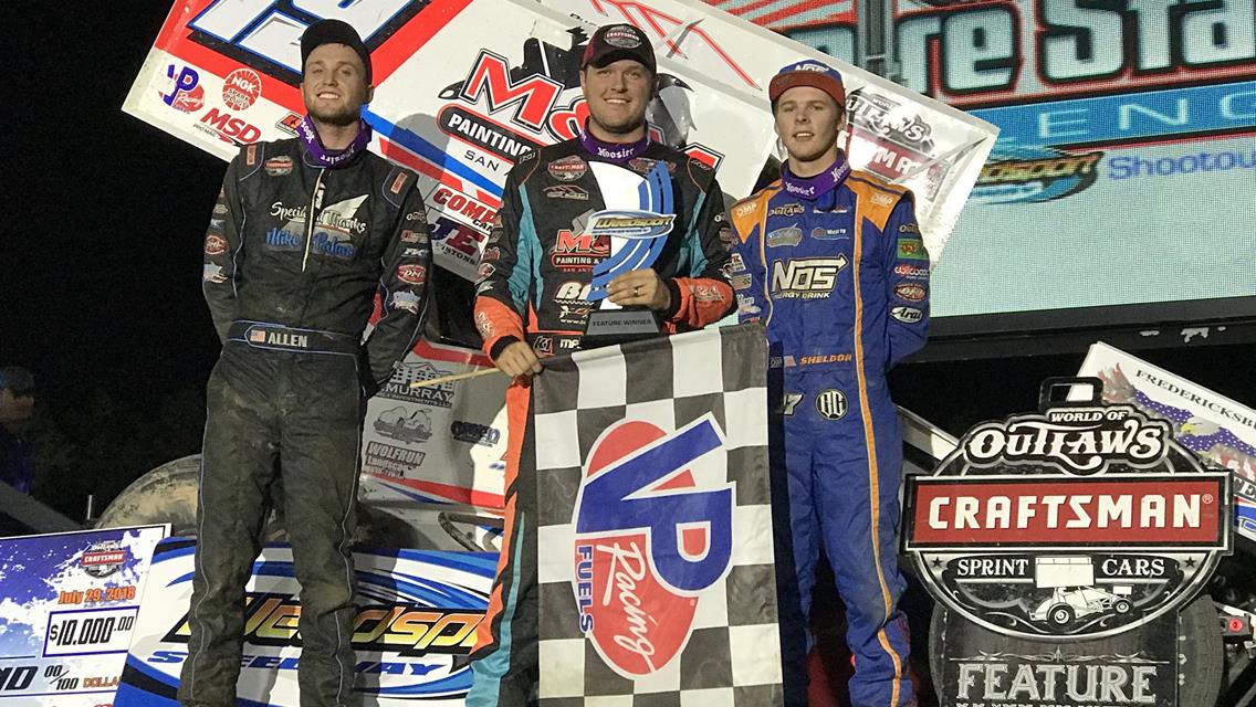 Brent Marks dominant at Weedsport for second World of Outlaws victory of 2018