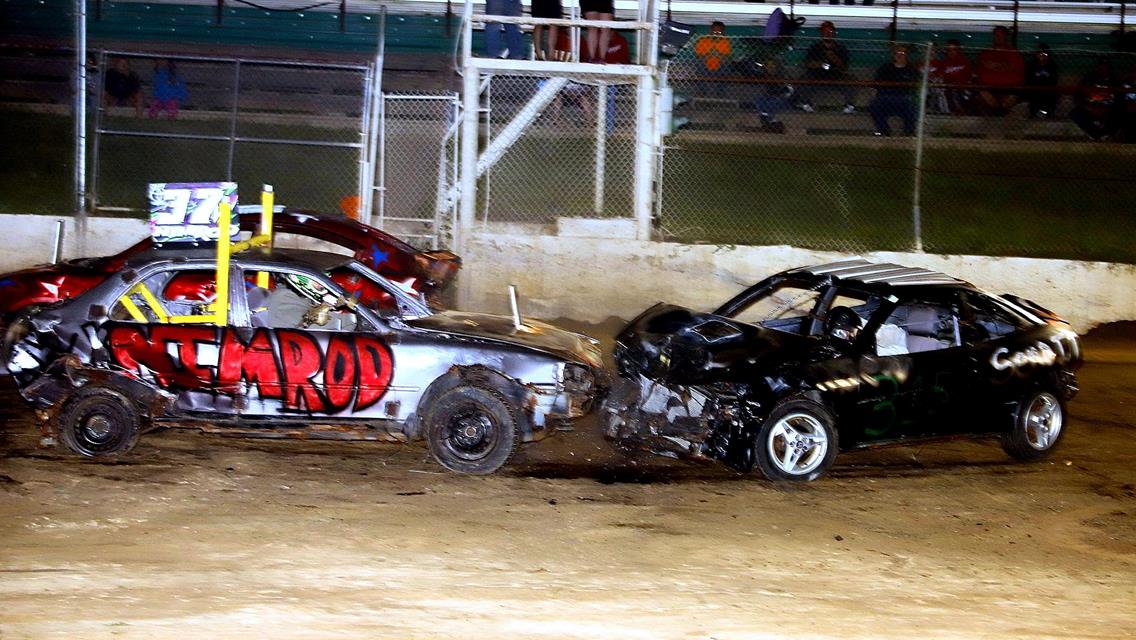 Fulton Speedway Spring Smash Down Demolition Derbies Plus Racing Saturday, June 7
