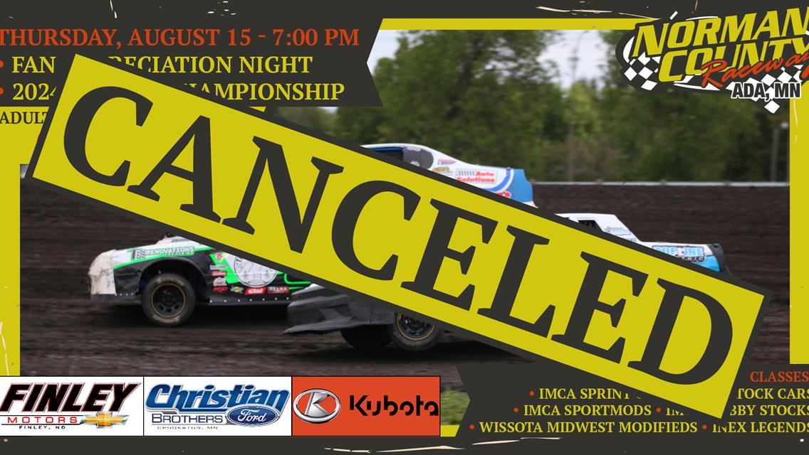 CANCELED: Thursday, August 15 – Fan Appreciation Night | 2024 Season Championship