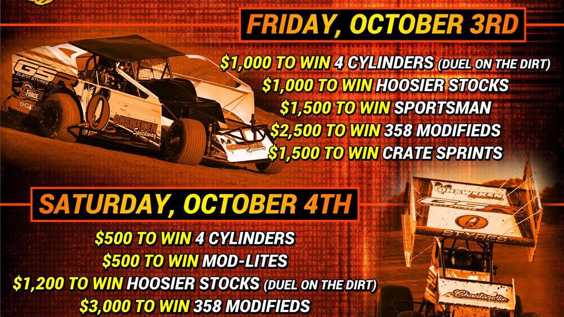 Fall Brawl Weekend to Close Books on 2025 Merrittville Speedway Season