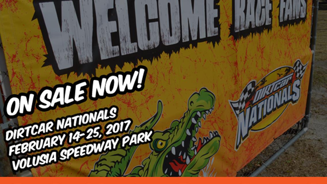 DIRTcar Nationals February 14-25,2017 On Sale Now!