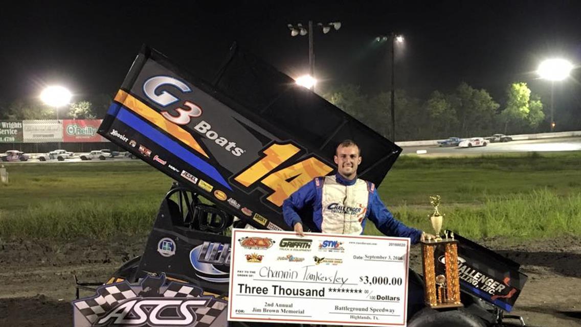 Tankersley Captures Record Fifth ASCS Gulf South Region Victory of Season