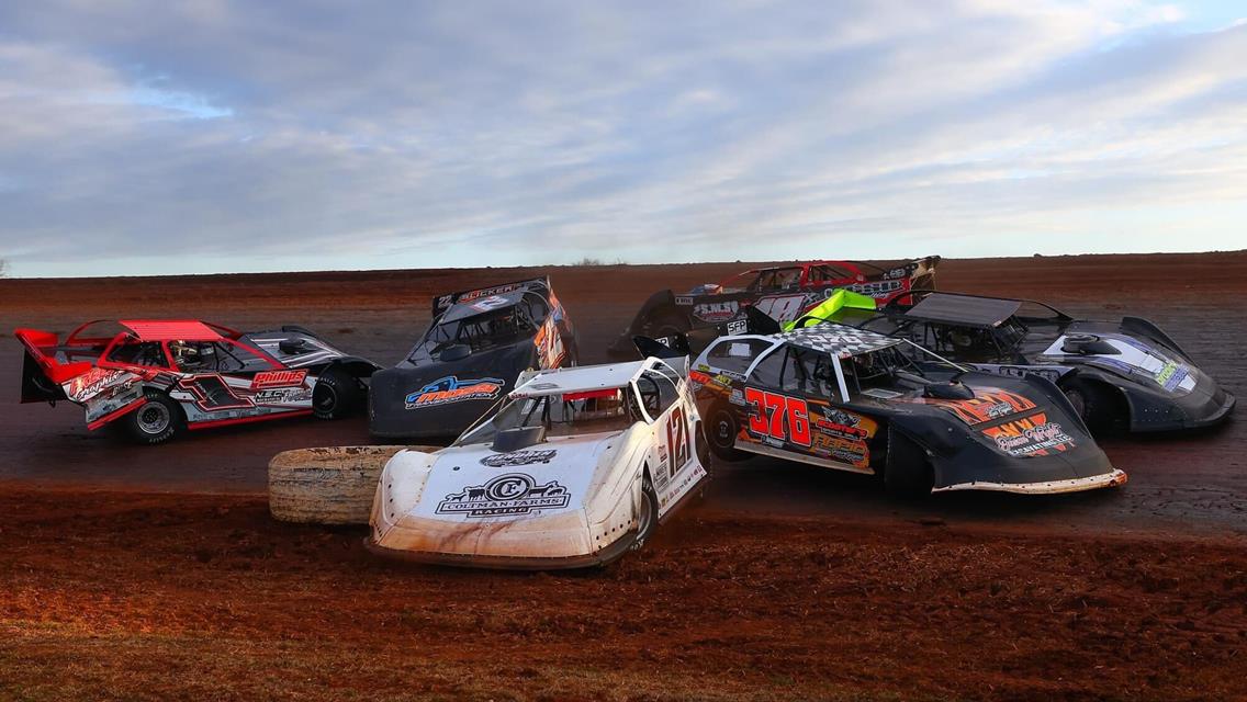 Talladega Short Track (Eastaboga, AL) - Valvoline Iron-Man Southern Series – Ice Bowl – January 6th-7th, 2023. (Josh James Artwork)