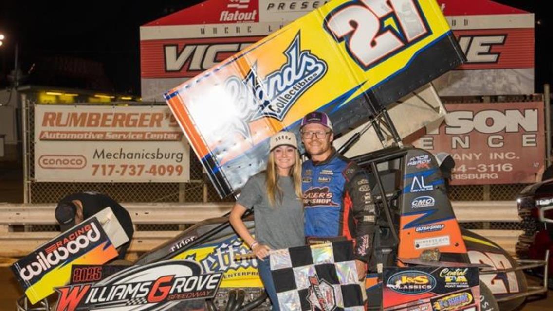 Wagaman Wins Williams Grove Outlaws Tune-Up, Norris Sweeps 358s