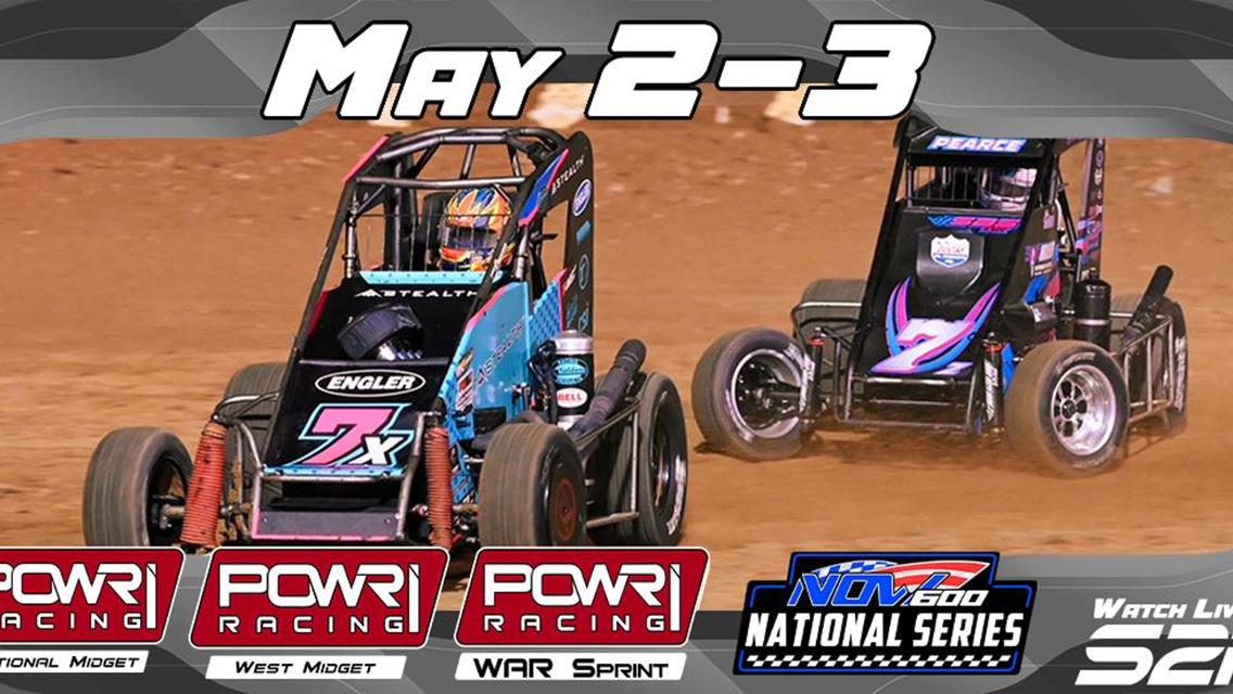 May 2-3: POWRi Leagues Invade Sweet Springs Motorsports Complex with Weekend Double-Header