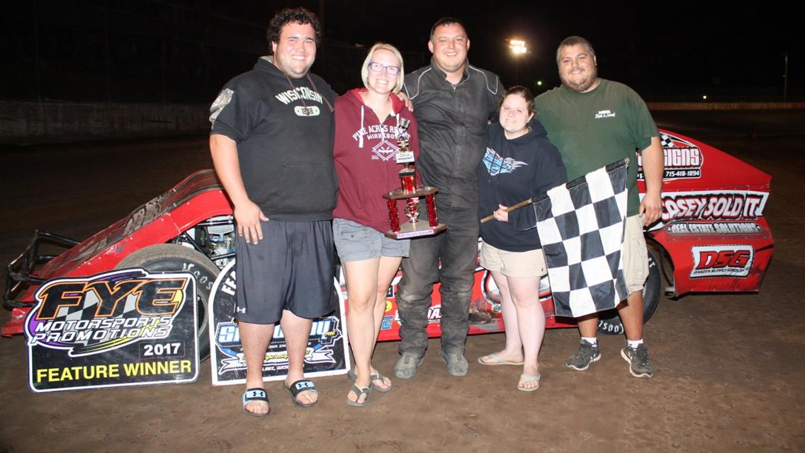 Tourville Breaks the Bank At Rice Lake Speedway; Wins $15,400 in “Little Dream