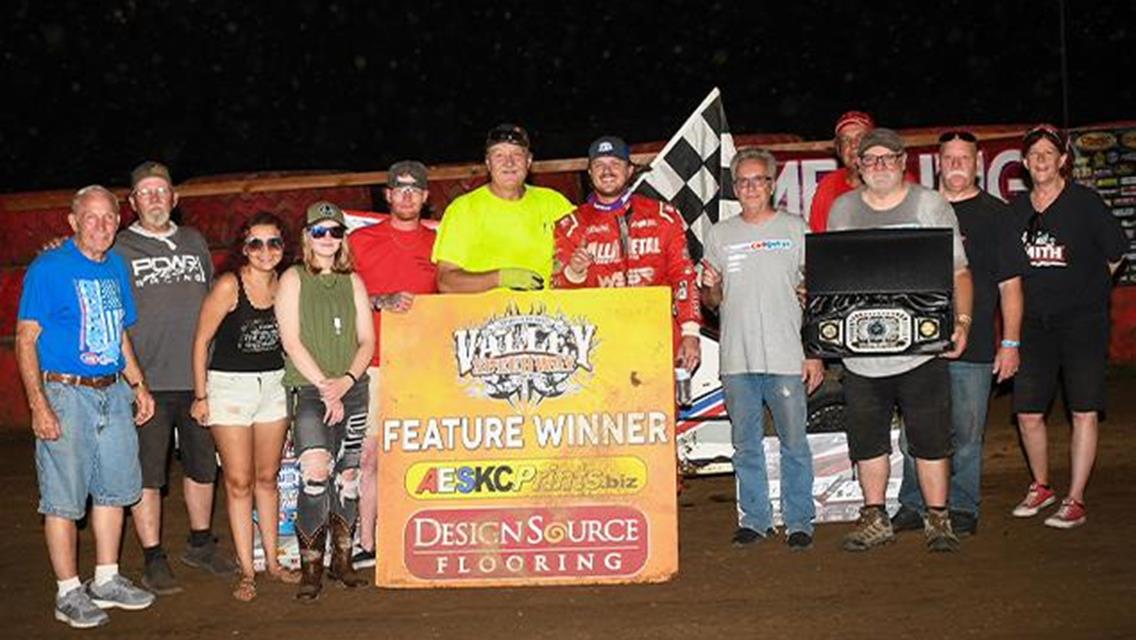 Wesley Smith Shines in Wholesale Batteries Inc. POWRi WAR/MWRA Win at Valley Speedway