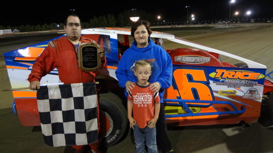 KENNETH PEEK GETS 1ST CAREER WIN IN AC DELCO FALL CHAMPIONSHIP QUALIFIER