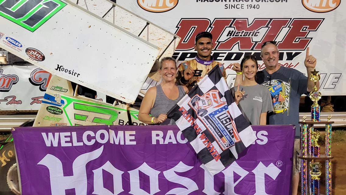 BOWLING SMOKES THE FIELD AND HIS ENGINE TO WIN USCS HELTON MEMORIAL AT DIXIE