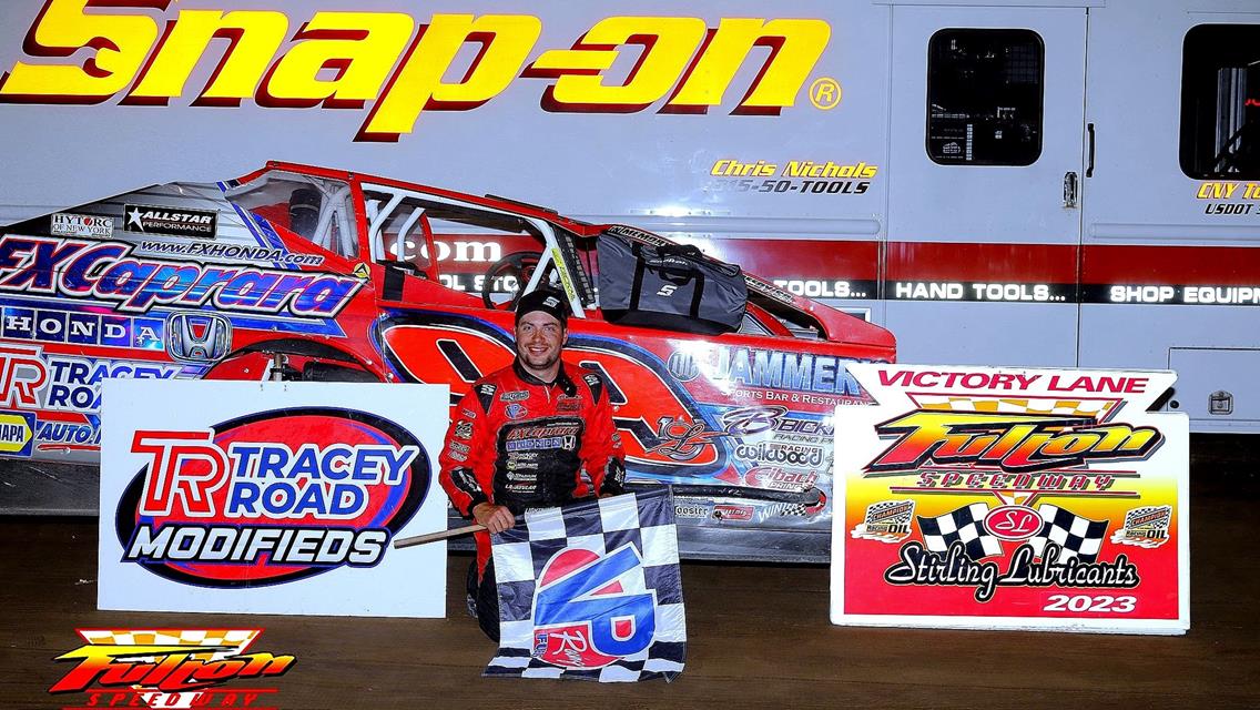 Larry Wight Scores Third Fulton Speedway Modified Win: Chain Race Saturday, June 17