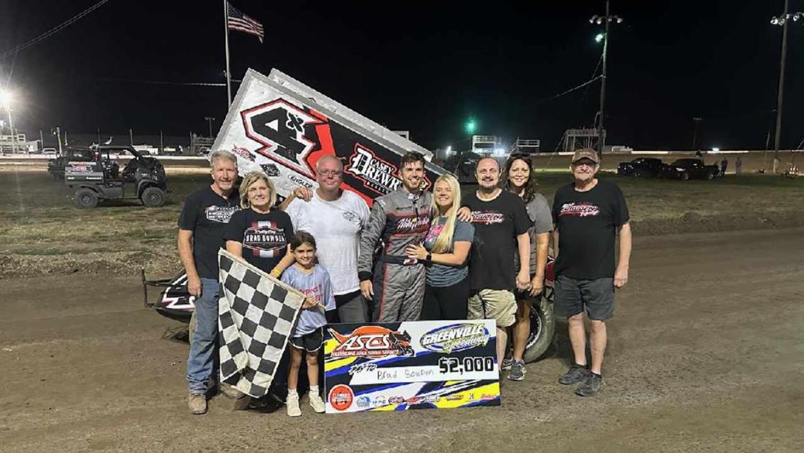 Brad Bowden Collects ASCS Hurricane Area Super Sprint Win At Greenville Speedway