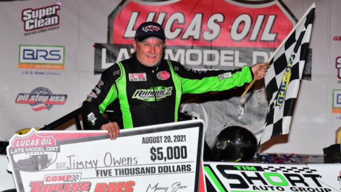 Jimmy Owens Wins Comp Cams Topless 100 opener